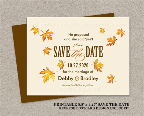 fall wedding save the dates|truly engaging wedding.